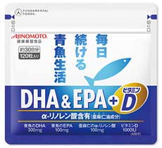 味の素 DHA&EPA+ビタミンD・画像