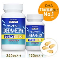 DHA&EPA＋セサミンEX（サントリー）・画像